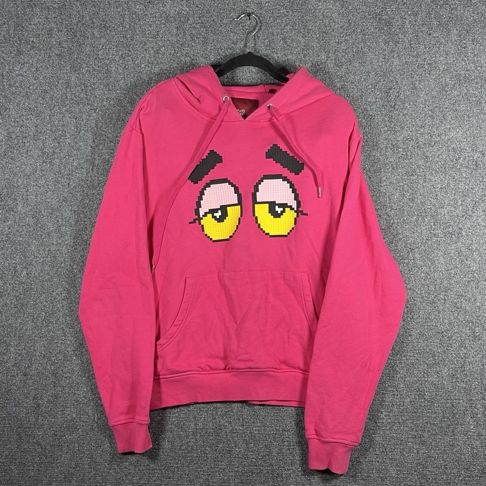 8-Bit by Mostly Heard Rarely Seen Drowsy Hoodie Pink Size Medium #2776